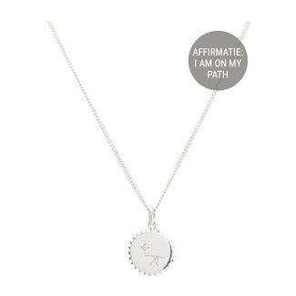 Vedder & Vedder Vedder & Vedder Collier Affirmation Zilver On My Path 45cm