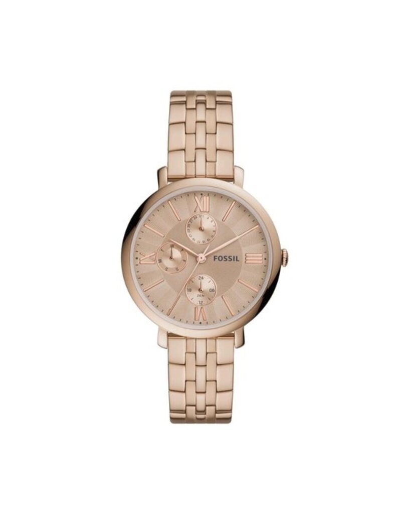 Fossil Fossil ES5119 Horloge staal goldplated vitage wijzerplpaat