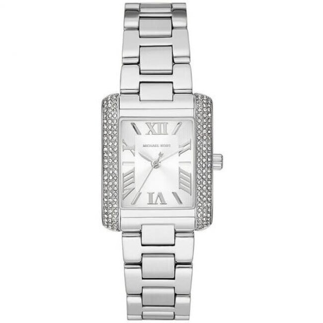 Michael Kors Michael Kors MK4642 vierkant horloge met zirkonia's