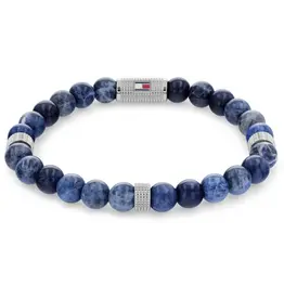 Tommy Hilfiger Tommy Hilfiger Heren Armband TJ2790436 Kralen Sodalite TJ