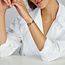 Blinckers Jewellery Huiscollectie BJ Armband 47.00292 14k Geelgoud Hart met Satijn Zwart Koord
