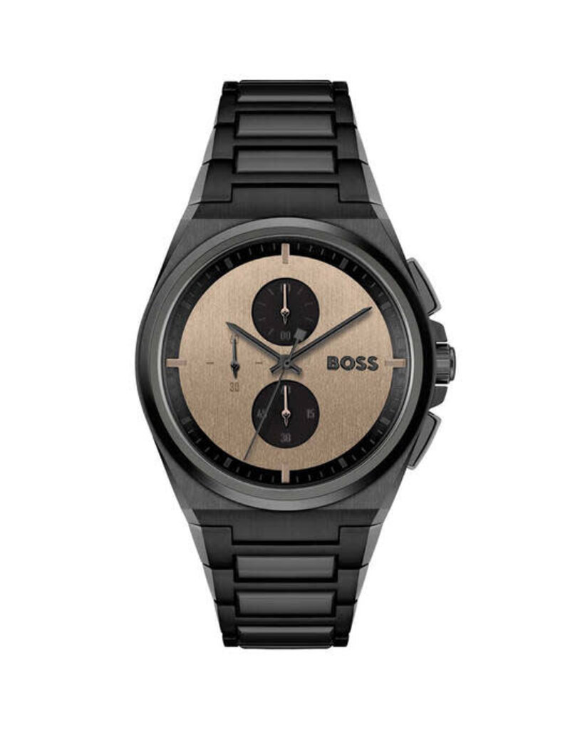 BOSS BOSS Horloge Heren HB1514043 Staal Zwart PVD Chronograaf