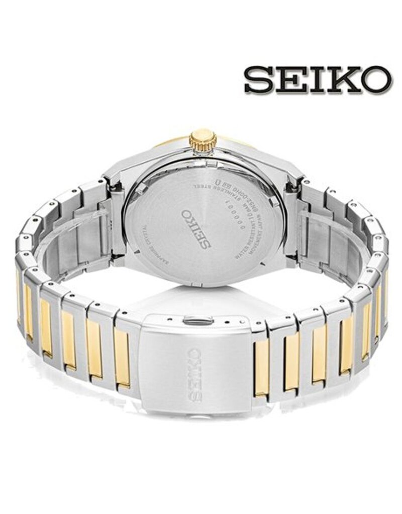 Seiko SEIKO SUR558P1 bicolor horloge met saphire glas