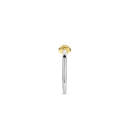 Ti Sento Milano Ti Sento Ring 12311MW/56 zilveren ring met goldplated plaatje met ster