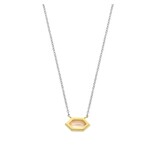 Ti Sento Milano Ti Sento Collier 34041NU/42 Zilver met Goude Platingen en Roze Zirkonia 38-48cm