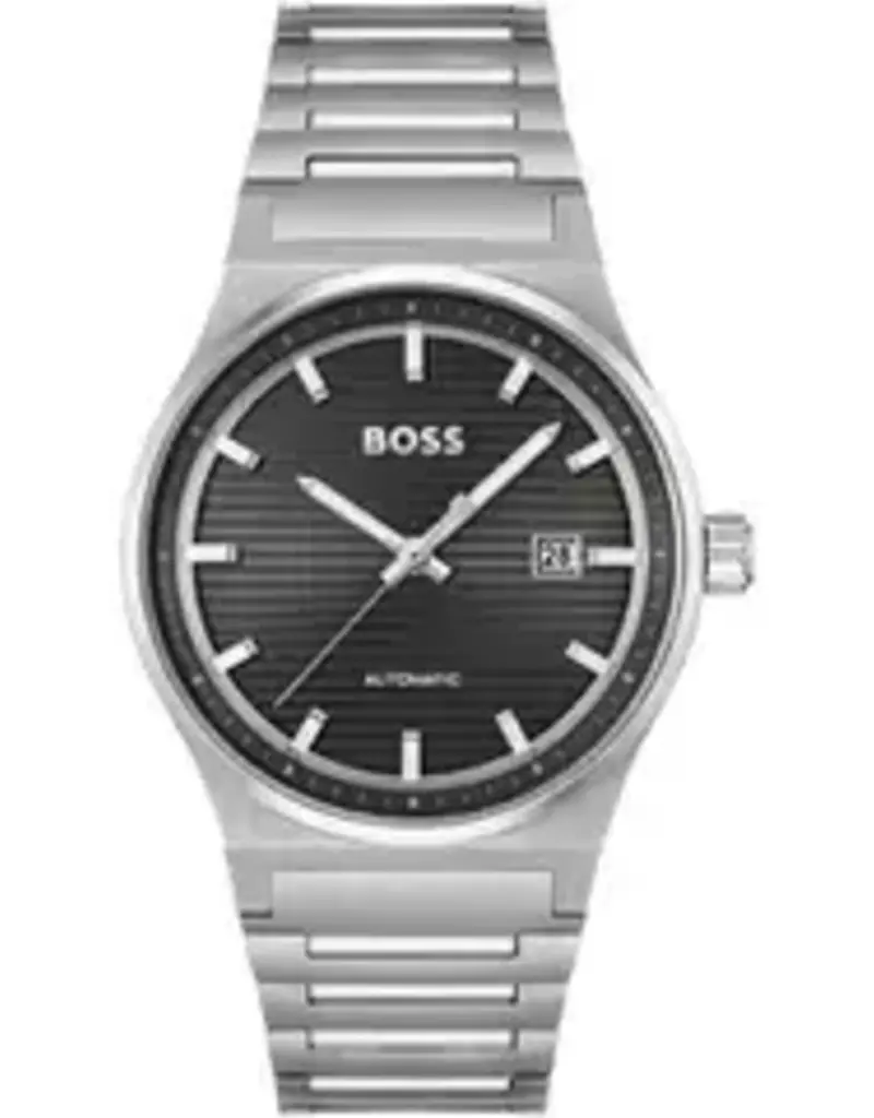BOSS BOSS Horloge Heren HB1514117 Staal Automaat met Zwarte Wijzerplaat