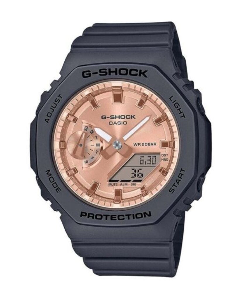 Casio G-Shock CASIO G-shock GMA-S2100MD-1AER g-shock grijs met rose goude wijzerplaat