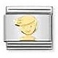Nomination Nomination Schakel 030162-72 Composable Classic Staal met 18k Geelgouden Boy