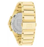 Tommy Hilfiger Tommy Hilfiger Heren Horloge Th1792090 Staal met Geelgouden Plating met Bruine Wijzerplaat Dexter 46mm