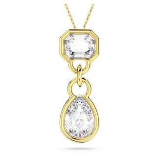 Swarovski Swarovski 5663339 collier met hanger voor dames uit de Dextera collectie met twee grote Swarovski kristallen