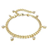 Swarovski Swarovski 5665499 enkelband uit de Dextera collectie dames  goldmetal met swarovski bedels in steentjes