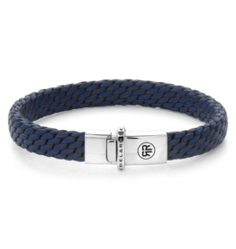 Rebel & Rose Rebel en Rose RR-L0167-S-L blauw leren band