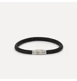 Buddha to Buddha Buddha to Buddha 149BL maat E Ellen leather bracelet black