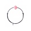 Morganne Bello Morganne Bello Armband 1015X67B116 Pink Opal Clover with Brown Cord