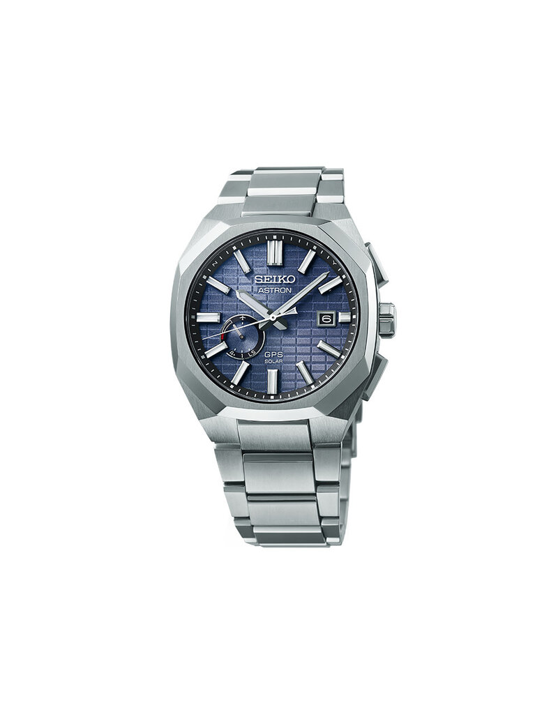 Seiko Seiko Horloge SSJ013J1 Astron GPS Solar Titanium 100m Waterdicht