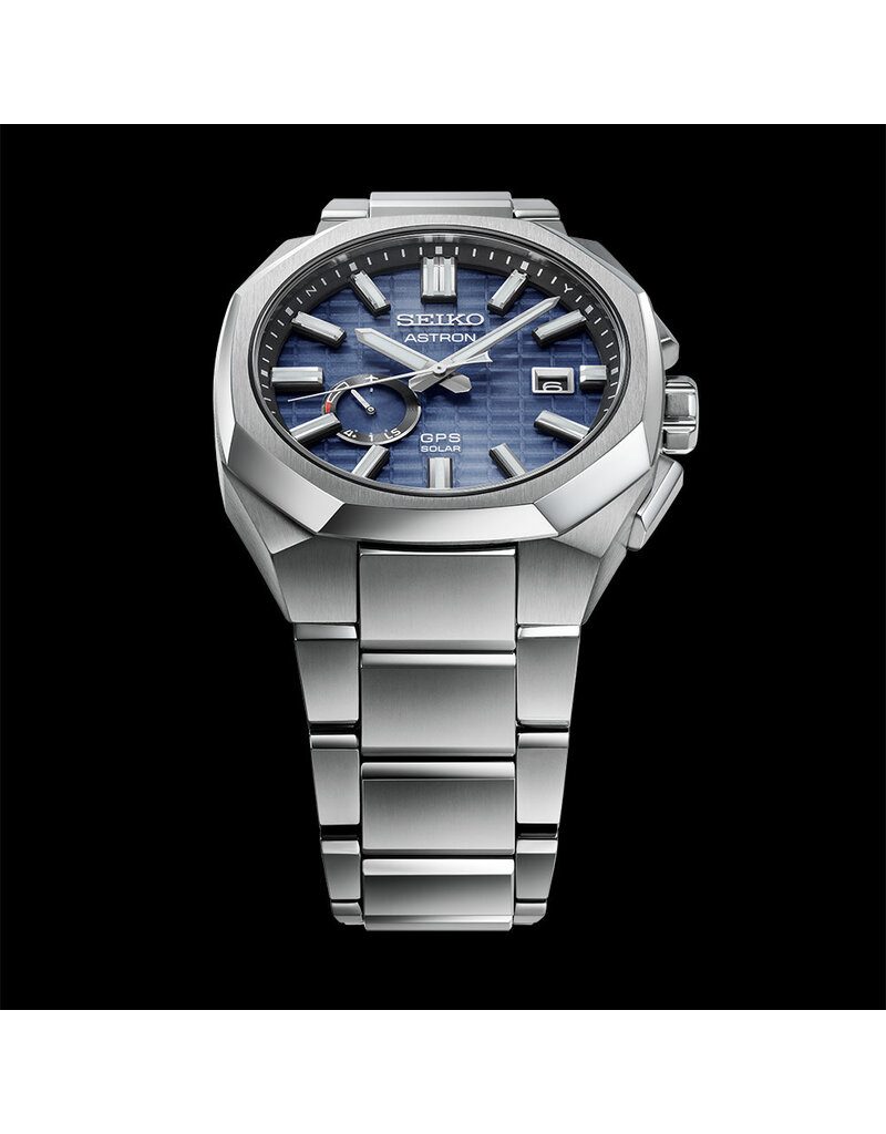 Seiko Seiko Horloge SSJ013J1 Astron GPS Solar Titanium 100m Waterdicht