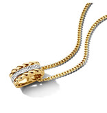 Blinckers Jewelry Huiscollectie BJ Bedel 42.08920 14k bicolor diamant 0.07ct h si