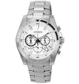 Citizen CITIZEN AN8200-50A heren horloge staal chronograaf