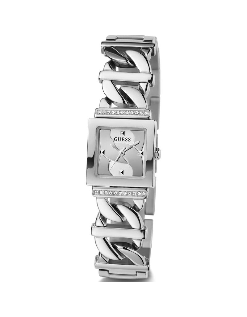 Guess Guess Dames Horloge GW0603L1 Staal Quartz Vierkant met Schakelband