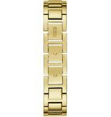 Guess Guess Dames Horloge GW0603L2 Staal met Geelgouden Platin Quartz Vierkant