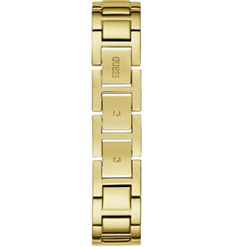 Guess Guess Dames Horloge GW0603L2 Staal met Geelgouden Platin Quartz Vierkant