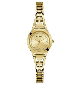 Guess Guess Dames Horloge GW0609L2 Staal met Geelgouden Plating Quartz met Geelgouden Wijzerplaat