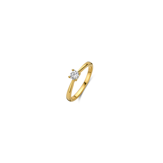 Blush Blush Ring LG1002Y/56 14k Geelgoud 0.35crt G SI Briljant Lab Grown Diamant Maat 56