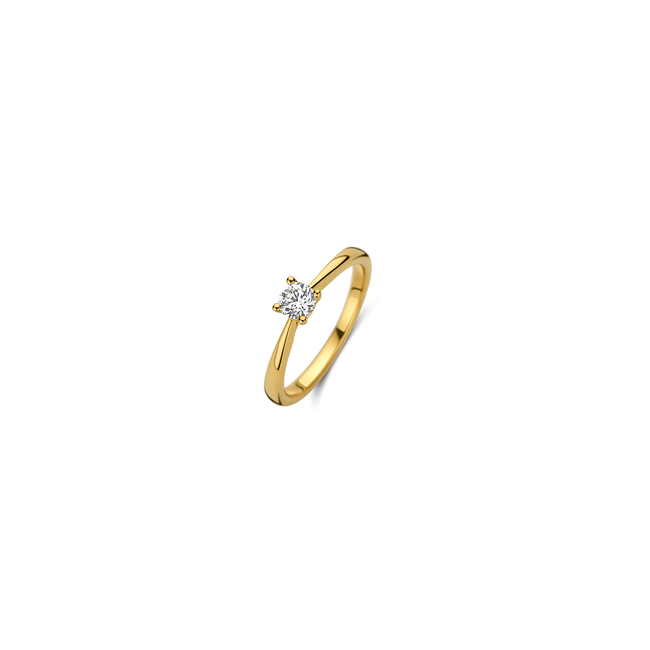Blush Blush Ring LG1002Y/56 14k Geelgoud 0.35crt G SI Briljant Lab Grown Diamant Maat 56