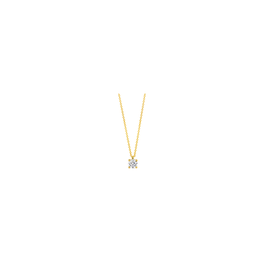 Blush Blush Collier met Hanger LG3003Y 14k Geelgoud met 0.45crt Briljant geslepen Labgrown Diamant G SI 42cm