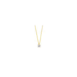 Blush Blush Collier met Hanger LG3003Y 14k Geelgoud met 0.45crt Briljant geslepen Labgrown Diamant G SI 42cm