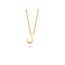 Blush Blush Collier met Hanger 3155YGO_J 14k Geelgoud met de letter J 42cm