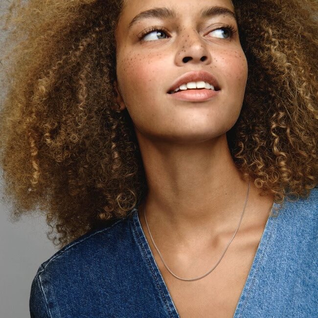 Pandora Pandora Collier 398283-60  zilver met Sliding Claps  in 60 cm