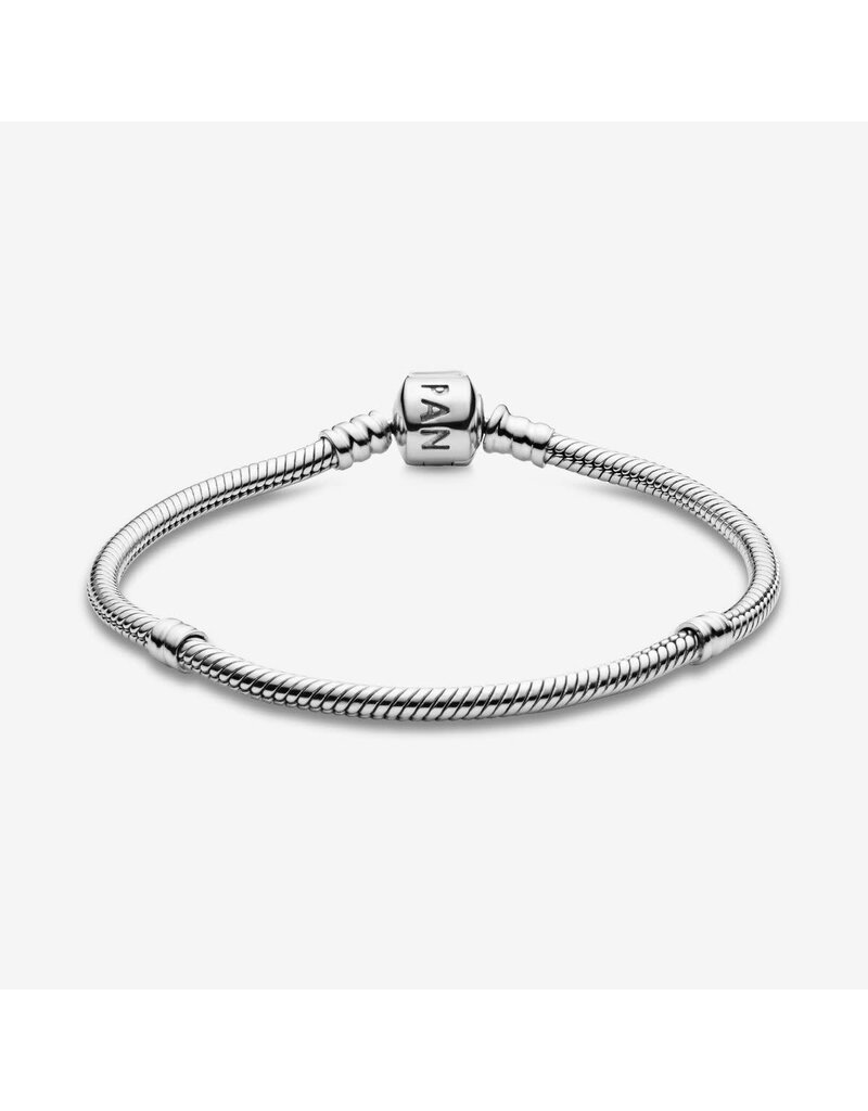 Pandora Pandora 590702HV-18 armband basis in 925 zilver met zilveren Pandora sluiting lengte 18 cm