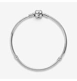 Pandora Pandora Armband 590702HV-20  basis in 925 zilver met zilveren Pandora sluiting lengte 20 cm