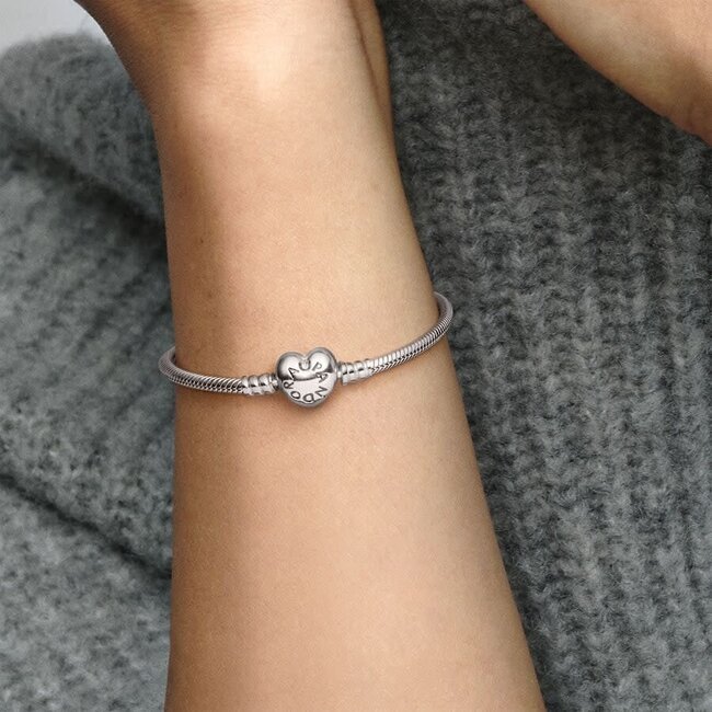 Pandora Pandora Armband 594594C00-21 Zilver met Hart Maat 21