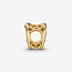 Pandora Pandora Bedel 769270C01 Zilver met 14k Geelgouden Plating Hartje met Zirkonia