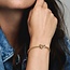 Pandora Pandora Bedel 769270C01 Zilver met 14k Geelgouden Plating Hartje met Zirkonia