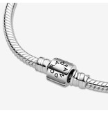 Pandora Pandora 598816C00-17 armband basis met zilveren sluiting lengte 17 cm