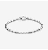 Pandora Pandora 598816C00-17 armband basis met zilveren sluiting lengte 17 cm