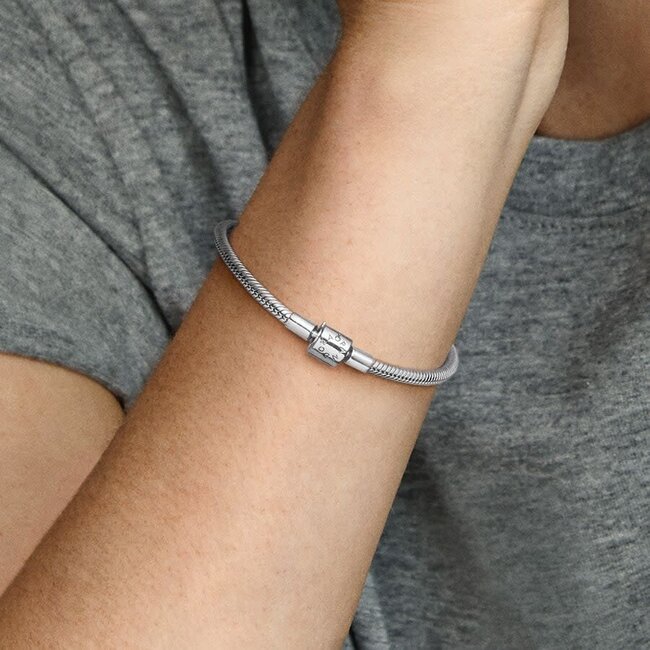 Pandora Pandora Armband 594596C00-17 Zilver met Kleine Sluiting Maat 17