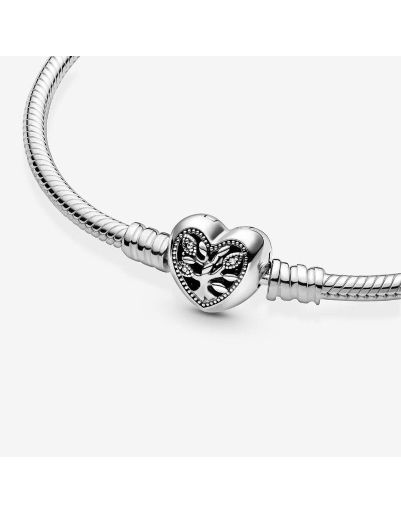 Pandora Pandora armband 598827C01-17 met levensboom in hartsluiting maat 17