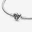 Pandora Pandora Armband  598827C01-20 Zilver met Hartvormige Sluiting met Zirkonia Maat 20