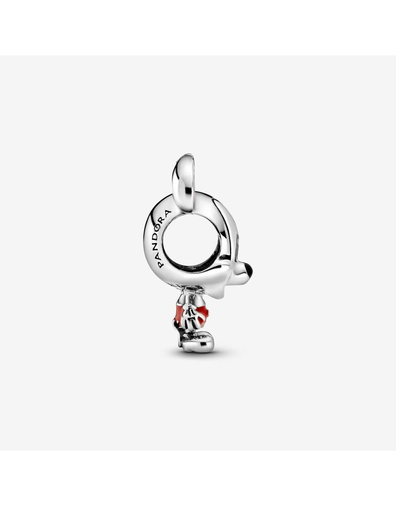 Pandora Pandora 798905C01 bedel in 925 zilver Disney Mickey Mouse met rood en zwart