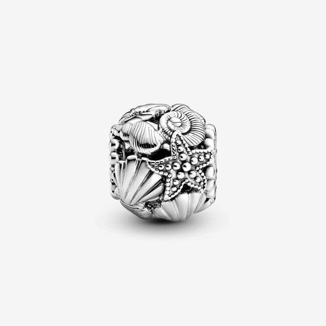 Pandora Pandora Bedel 798950C00 Zilver Schelpen en Zeester