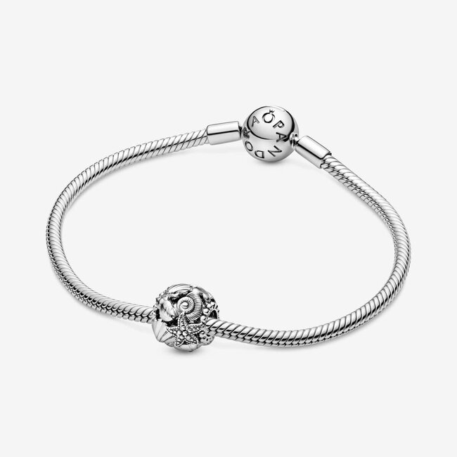 Pandora Pandora Bedel 798950C00 Zilver Schelpen en Zeester