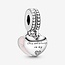 Pandora Pandora Bedel 792072EN40  925 Zilver Mother and Daugther met rose Zirkonia