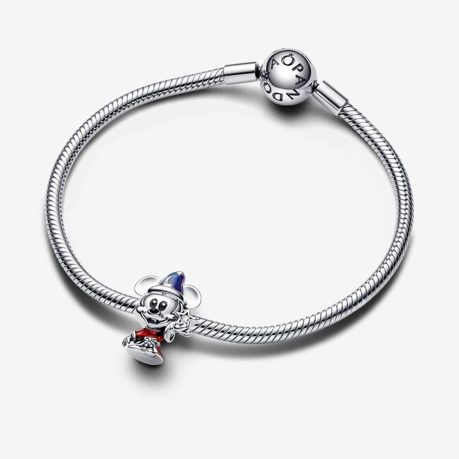 Pandora Pandora Bedel 792954C01 Zilver Disney Mickey Mouse, "Believe in Magic"