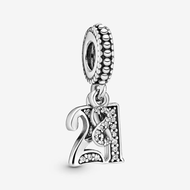 Pandora Pandora Bedel 797263CZ  Zilver Cijfer 21