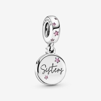 Pandora Pandora Bedel 798012FPC  Zilver Sisters met Roze Zirkonia