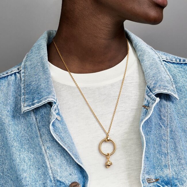 Pandora Pandora Hanger 368736C00  Zilver met 14k Geelgouden Plating